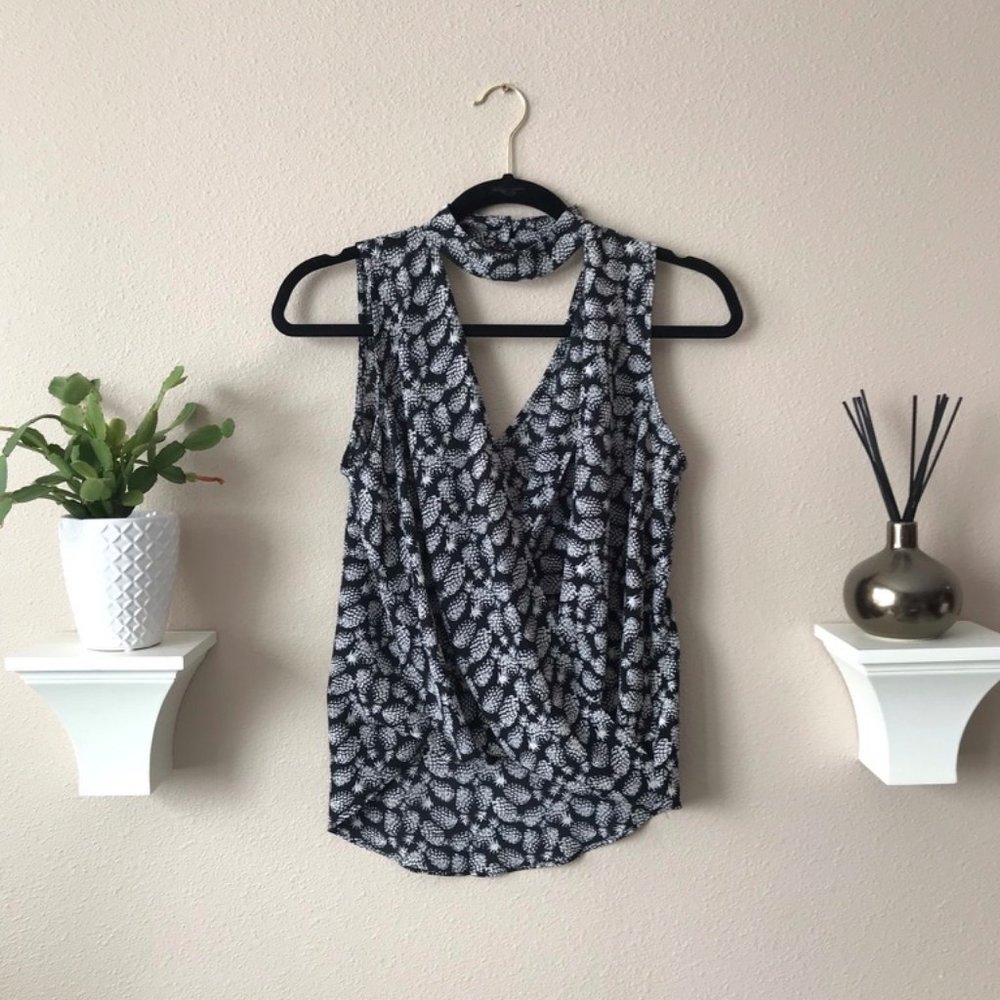 Pineapple Print Tank Top